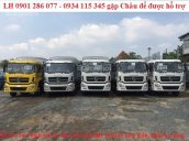 Bán xe tải thùng 4 chân Dongfeng Hoàng Huy + giá cạnh tranh + hỗ trợ trả góp + chỉ cần trả trước 300 triệu nhận xe ngay