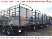 Bán xe tải thùng 4 chân Dongfeng Hoàng Huy + giá cạnh tranh + hỗ trợ trả góp + chỉ cần trả trước 300 triệu nhận xe ngay