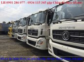 Bán xe tải thùng 4 chân Dongfeng Hoàng Huy + giá cạnh tranh + hỗ trợ trả góp + chỉ cần trả trước 300 triệu nhận xe ngay