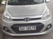 Bán ô tô Hyundai Grand i10 năm sản xuất 2014, màu bạc 