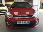 Bán Kia Rio HB 1.4AT bản 5 cửa, số tự động, nhập Hàn Quốc 2015, lăn bánh 2016, biển Sài Gòn, màu đỏ