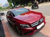 Mercedes-Benz C200 sản xuất 2015, màu đỏ, biển Hà Nội, xe tư nhân