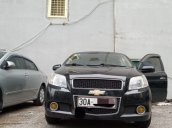 Bán xe cũ Chevrolet Aveo MT đời 2014, màu đen, giá tốt