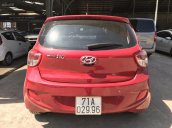 Bán Hyundai Grand i10 1.0MT màu đỏ, số sàn, bản 5 cửa gia đình nhập Ấn Độ 2016