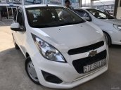 Bán Chevrolet Spark LS 1.0MT màu trắng, số sàn, sản xuất 2015 biển Sài Gòn