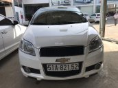 Bán Chevrolet Aveo LT 1.5MT màu trắng, số sàn, sản xuất 2014, biển Sài Gòn