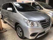 Bán Toyota Innova E 2.0MT màu bạc số sàn, sản xuất 2015, biển tỉnh, lăn bánh 45000km 