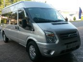 Bán xe Ford Transit luxury 2017, màu bạc