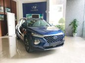 Bán xe Hyundai Santa Fe đời 2018, màu xanh lam giá cạnh tranh