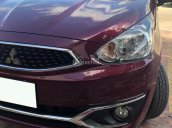 Cần bán xe Mitsubishi Mirage 2017, số sàn, màu đỏ đô sơn zin