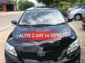 Cần bán xe Toyota Corolla Altis 2.0V 2010, màu đen