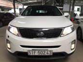 Bán Kia New Sorento GATH 2.4AT màu trắng số tự động, máy xăng, sản xuất 2015, biển Sài Gòn bản full