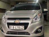 Gia đình bán xe Chevrolet Spark LTZ năm 2015, màu bạc  