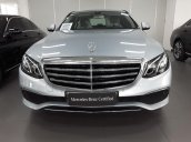 Bán Mercedes-Benz E200 bạc 2018 cũ, nội thất nâu, giá chính hãng tốt nhất, giao ngay