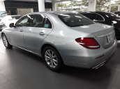 Bán Mercedes-Benz E200 bạc 2018 cũ, nội thất nâu, giá chính hãng tốt nhất, giao ngay