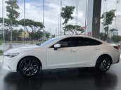Bán Mazda 6 màu trắng, giao ngay, hỗ trợ trả góp lãi suất thấp