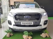 Bán Ford Ranger Wildtrak 2.0L Biturbo 4x4 AT màu trắng, hỗ trợ thủ tục trả góp