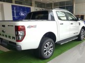 Bán Ford Ranger Wildtrak 2.0L Biturbo 4x4 AT màu trắng, hỗ trợ thủ tục trả góp