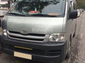 Cần bán Toyota Hiace 2009 số sàn, máy dầu, 16 chỗ, màu xám bạc