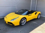 Bán Ferrari 488 Spider màu vàng sản xuất 2018, nhập khẩu nguyên chiếc mới 100%