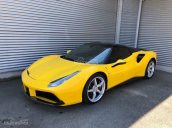 Bán Ferrari 488 Spider màu vàng sản xuất 2018, nhập khẩu nguyên chiếc mới 100%