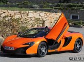 Bán McLaren 650S Spider màu vàng cam, sản xuất 2018, nhập khẩu nguyên chiếc mới 100%