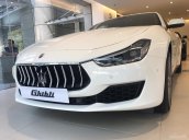 Bán xe Maserati Ghibli chính hãng 2018, màu trắng. LH: 0978877754, hỗ trợ tư vấn