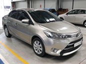 Bán xe Toyota Vios 1.5MT sản xuất 2017, màu vàng nâu