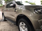 Cần bán Ford Ranger 2015 bản XLT, số sàn máy dầu 2 cầu, màu vàng cát