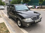 Cần bán Ssangyong Musso năm sản xuất 2004, màu đen