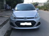 Cần bán gấp Hyundai Grand i10 MT sản xuất 2016, màu bạc, xe đẹp