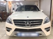 Bán xe Mercedes ML400 AMG 2015, màu trắng, xe nhập