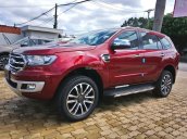 Bán Ford Everest sx 2018, Titanium 4x4, màu đỏ, nhập khẩu