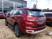 Bán Ford Everest sx 2018, Titanium 4x4, màu đỏ, nhập khẩu