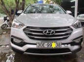 Cần bán gấp Hyundai Santa Fe đời 2017, màu trắng, giá tốt