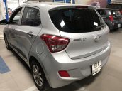 Bán Hyundai Grand i10 1.2AT màu bạc, 5 cửa số tự động nhập Ấn Độ sx 2015 lăn bánh 2016