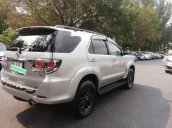 Bán gấp xe Toyota Fortuner 2016 máy dầu số sàn, xe màu bạc, biển số thành phố