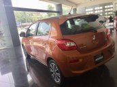 Chốt tháng 1 Mitsubishi Mirage CVT sản xuất 2018, màu cam, nhập khẩu, giá 451tr, LH Yến 0968.660.828