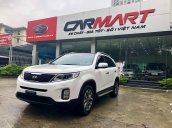 Bán ô tô Kia Sorento Gath 2.4L 2016, màu trắng, hỗ trợ mua trả góp 70% giá trị xe, lh 0966988860