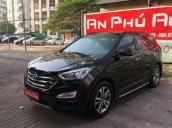 Bán Hyundai Santa Fe sản xuất năm 2015, màu đen, máy dầu, đẹp nhất nhì Hà Nội
