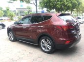 Bán Hyundai Santa Fe năm sản xuất 2017, màu đỏ, nhập khẩu nguyên chiếc