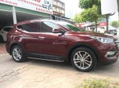 Bán Hyundai Santa Fe năm sản xuất 2017, màu đỏ, nhập khẩu nguyên chiếc