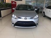 Cần bán lại xe Toyota Vios E CVT sản xuất 2017, màu bạc, số tự động