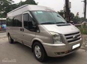 Cần bán gấp xe Ford Transit 2013, màu bạc, số sàn máy dầu 16 chỗ