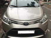 Bán Toyota Vios 1.5E năm 2015, màu vàng, số tự động, 432tr