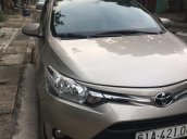 Bán Toyota Vios 1.5E năm 2017, màu vàng, xe gia đình