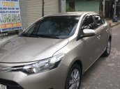 Bán Toyota Vios 1.5E năm 2017, màu vàng, xe gia đình