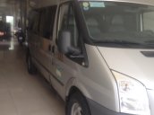 Cần bán xe Ford Transit 2010 máy dầu, số sàn, 16 chỗ ngồi, màu bạc, BSTP