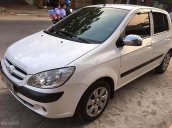 Cần bán Hyundai Gezt đời 2009, số sàn, máy xăng, màu trắng, xe một chủ đi từ mới