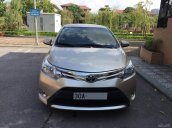 Gia đình cần bán Toyota Vios sản xuất 2014, số sàn, màu vàng cát, chính chủ